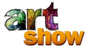 animated photo of the words art show