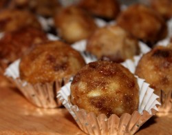 photo of dessert truffles in indivdual muffin liners