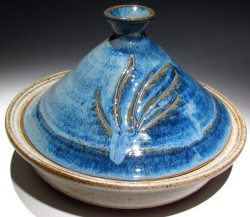 Photo of a blue tagine