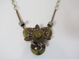 3D flower necklace from Alchemy