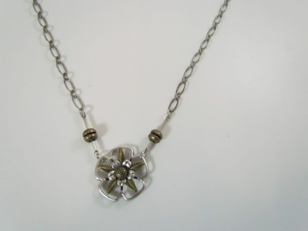 Silver Flower Necklace from Alchemy