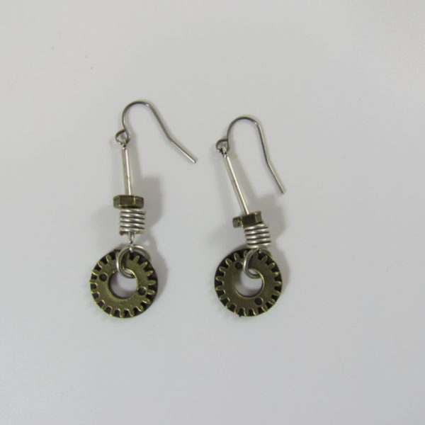 Cog Earrings from Alchemy