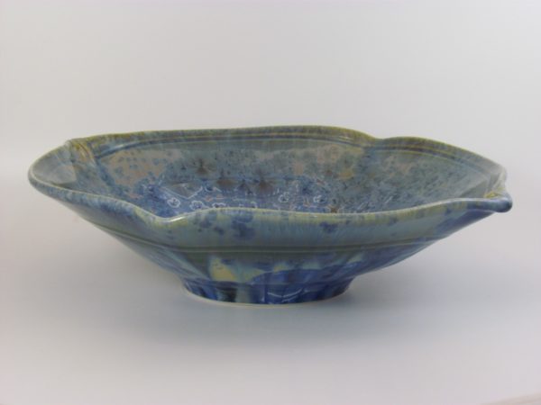 Campbell Pottery Stellar Bent Nova Bowl at The Clay Coyote