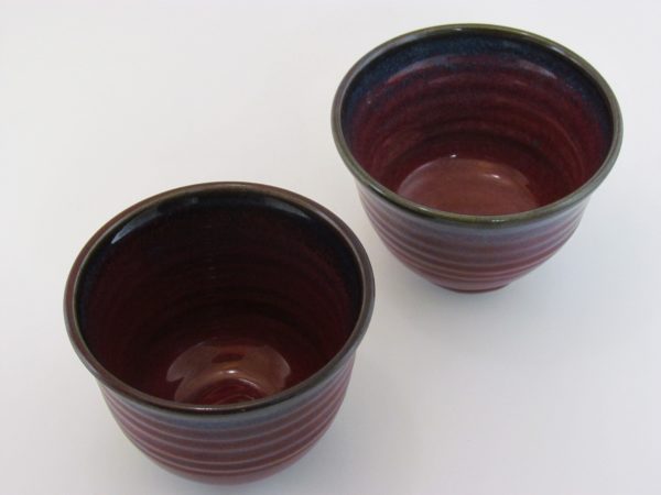 Small Bowl, Nesting, Red and Blu