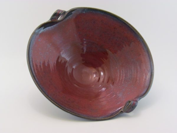 Medium Serving Bowl, Blue, Purple and Red
