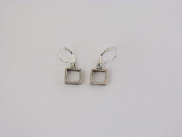 Earrings, Square