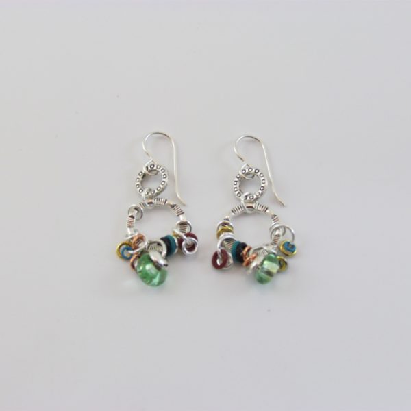 Multi-Color Loop Earrings