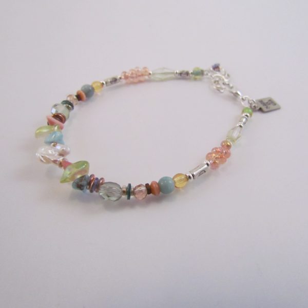 Desert Heart Multi Stone Light Pink Bracelet DH-577