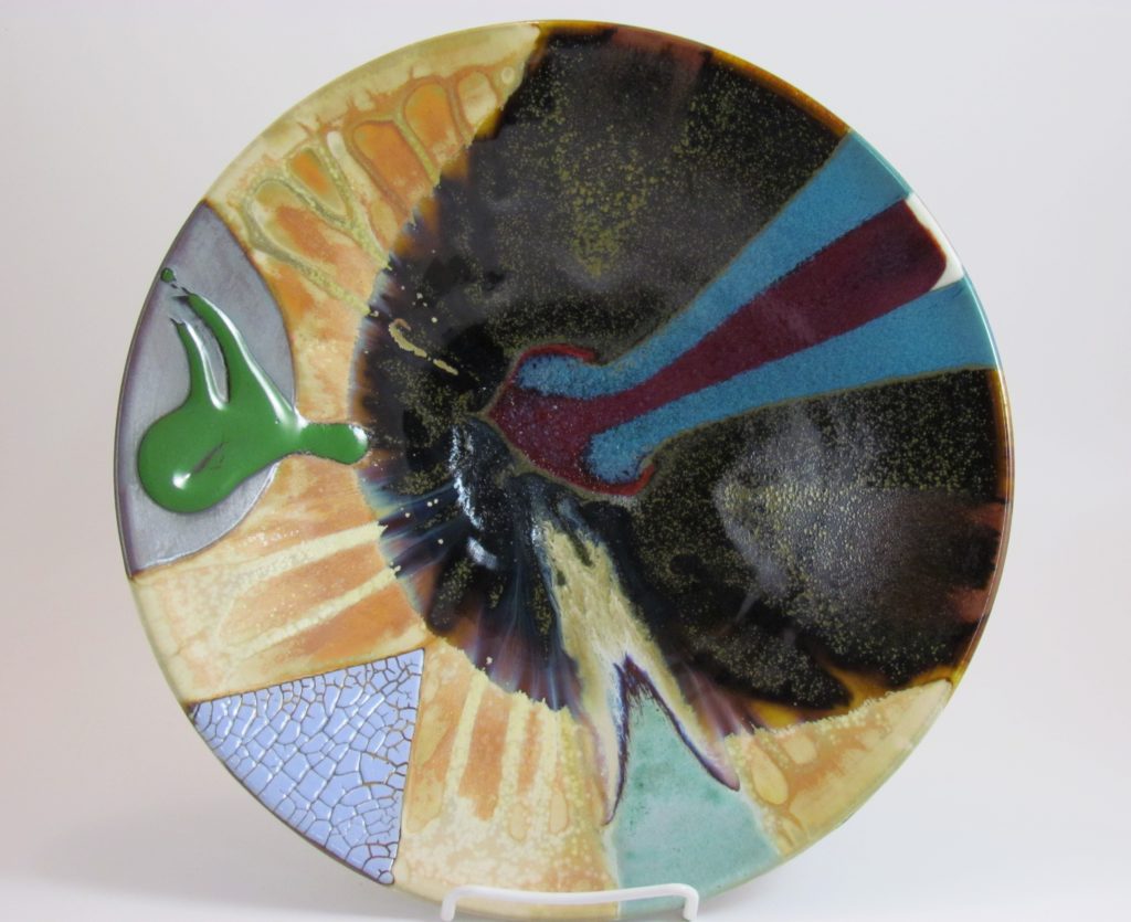 Matthew Patton Pottery Plate, Keyhole
