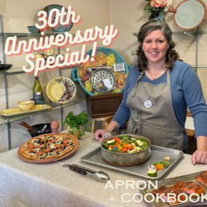 30th Anniversary Special: Cookbook + Clay Coyote Apron