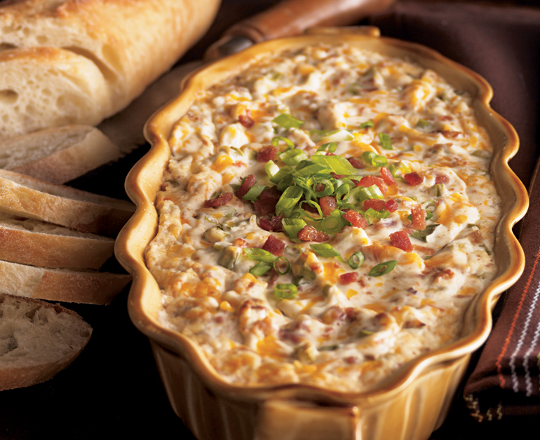 Warm Bacon Blue Cheese Dip