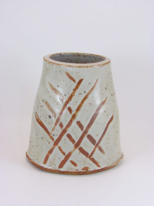 Shino glazed Vase