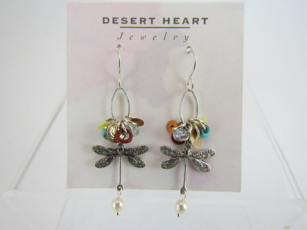 Desert Heart Dragonfly Earrings