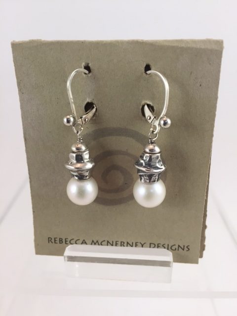 Rebecca McNerney Pearl Earrings