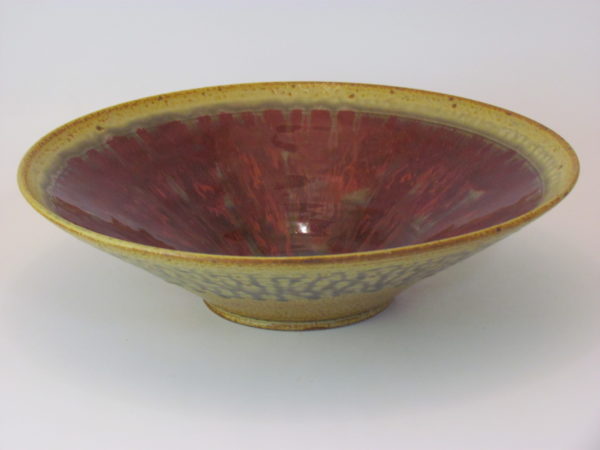 Ray Pottery Low Wide Serving Bowl