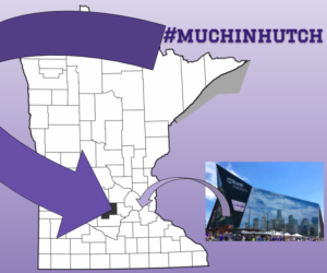 How to get from US Bank Stadium to Hutchinson Minnesota 