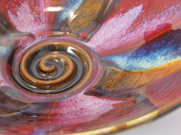 Matthew Patton Red Swirl bowl