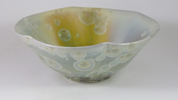 Campbell Pottery Stellar Pansy Bowl