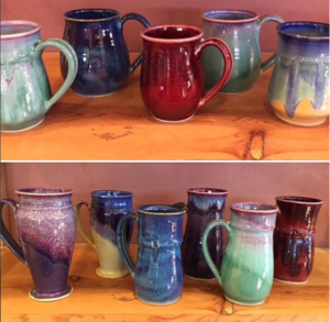 jason silverman mugs at The Clay Coyote Gallery 