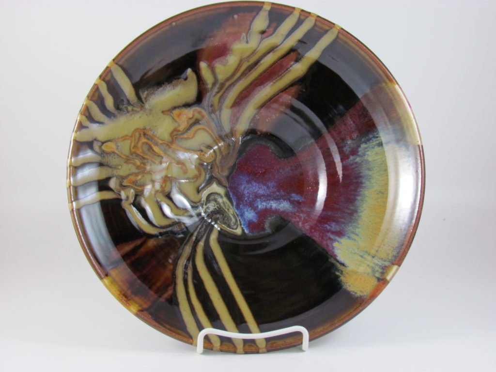 Matthew Patton Pottery Bowl, Butterscotch Goo