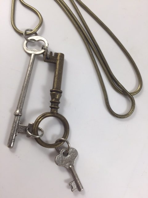 Triple Key Necklace from Alchemy