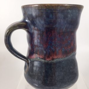 Sara Baker - Mugs, Blue with Red accent