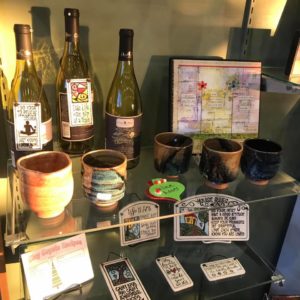 Wine Bottle Tag Display