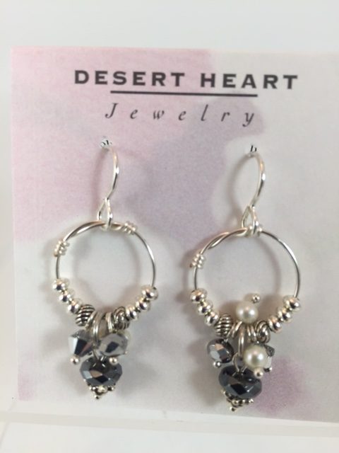 Desert Heart Ring Earrings