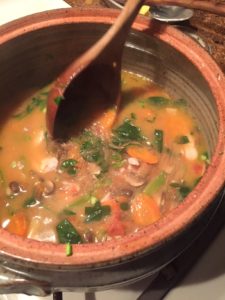 Tom Kha Gai in a Dutch Oven