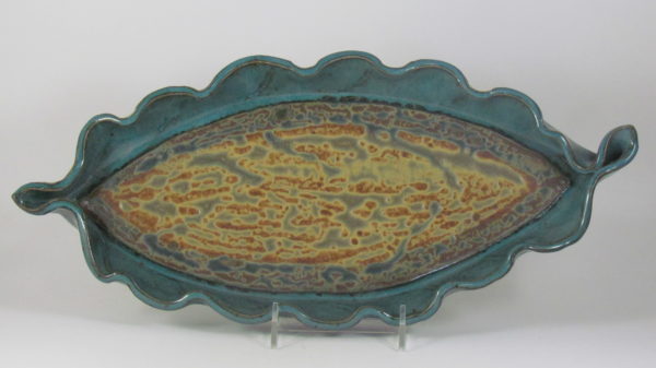 Fitzgerald Pottery Large Leaf Tray