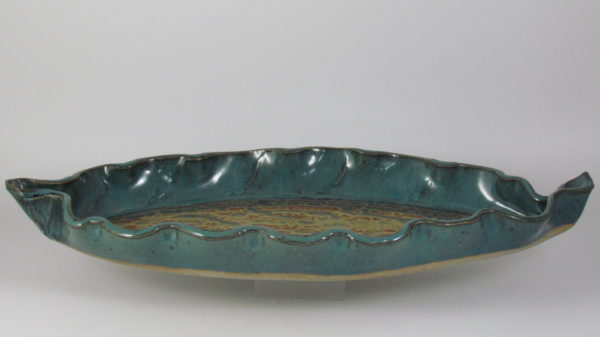 Fitzgerald Pottery Large Leaf Tray