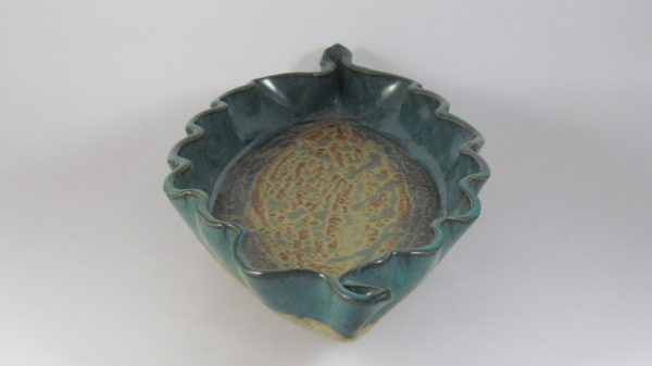 Fitzgerald Pottery Large Leaf Tray