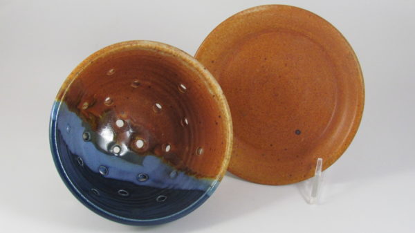 Sunset Canyon Pottery Berry Bowl in Earth and Sky