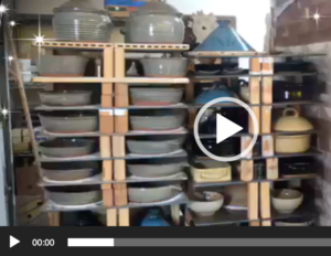 Video of Clay Coyote Team unloading the Gas Kiln in 2019