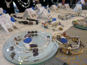 Jewelry Display at the Clay Coyote Gallery