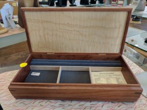 Mikutowski Woodworking Jewelry Box on Display