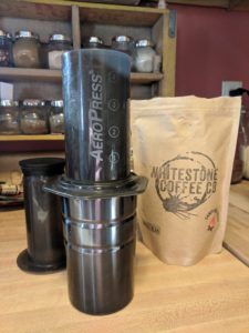 Aeropress and Whitestone Coffee