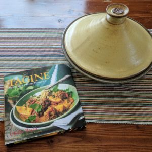 Pair this cookbook with a Clay Coyote Tagine