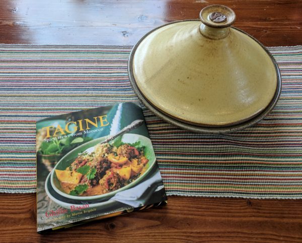 Pair this cookbook with a Clay Coyote Tagine