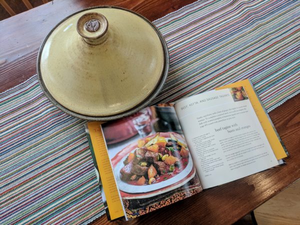 Pair this cookbook with a Clay Coyote Tagine