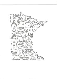 Minnesota Pottery Festival Logo