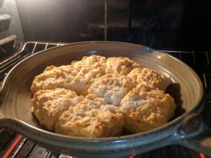 Skillet Buttermilk Biscuits in the Oven
