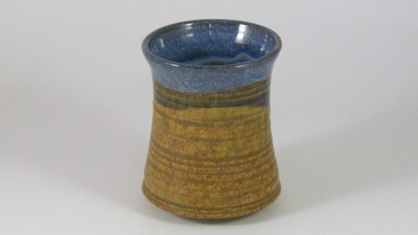 Tumbler in Coyote Blue with Earth Brown