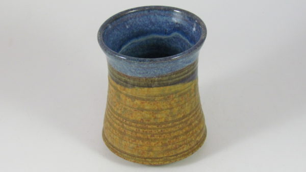 Tumbler in Coyote Blue with Earth Brown