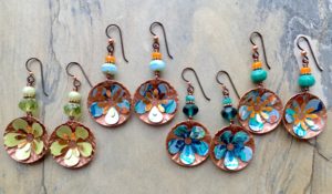 These nine jewelry artists' work will be on sale in the Clay Coyote Gallery over 2019 Memorial Day Weekend. Don't miss this chance to treat yo self or another jewelry lover! So many amazing designs ... four days only!