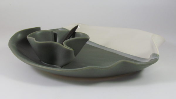 Hilborn Small Dip Set in Gray & White