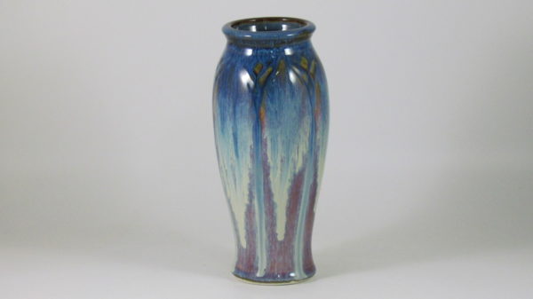 Campbell Pottery Medium Carved Vase