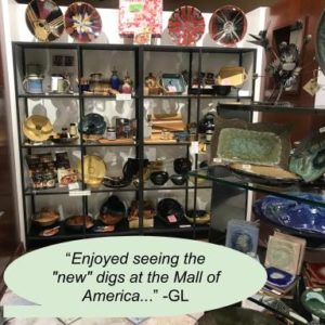 Feedback from Customers at the Mall of America Handmade Holiday Pop Up Ceramica Shop