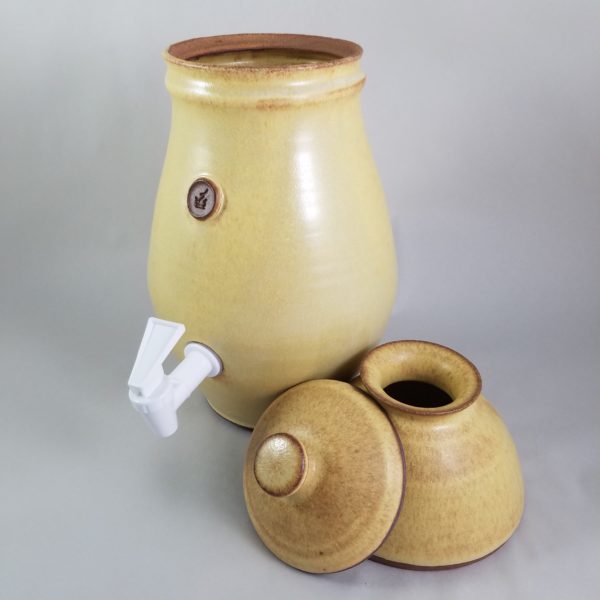 Clay Coyote Vinegar Crock