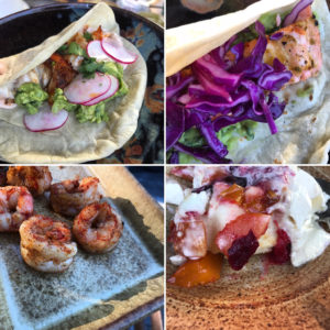 Seafood tacos made by Clay Coyote in Hutchinson, MN